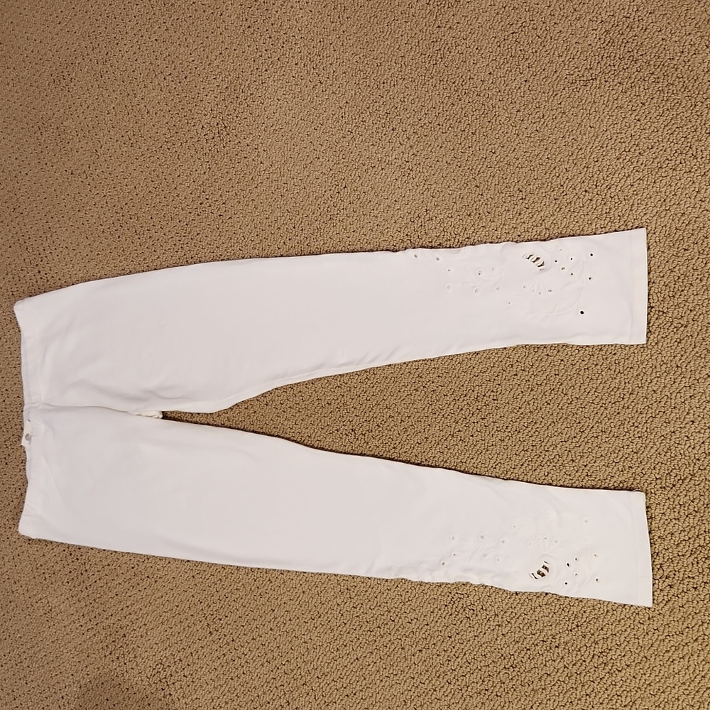 JOHNNY WAS WHITE LEGGINGS